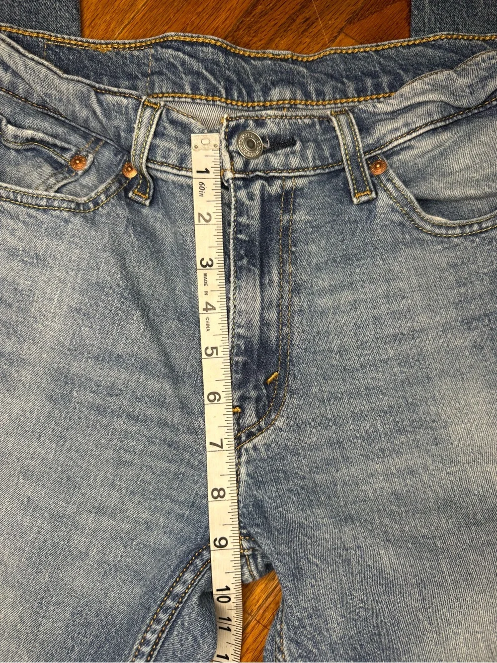 Levi's Light Blue Straight Leg Jeans - 514 Style, 30x32